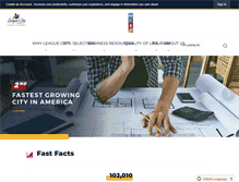 Tablet Screenshot of leaguecityedc.com